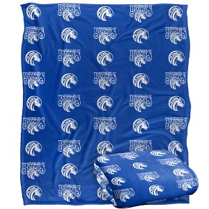 Fayetteville State University Logo Pattern Silky Touch Blanket White 50x60 - 1 of 4