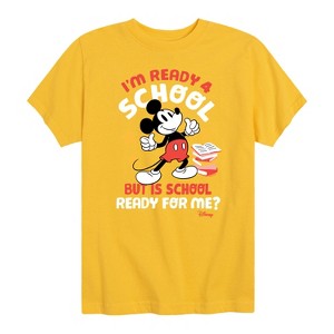 Boys' - Disney - I'm Ready For School Short Sleeve Graphic T-Shirt - 1 of 4