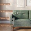 65" Loveseat Sofa, Mid Century Modern Couch Comfy Love Seat Couches for Living Room, 2 Seater Deep Seat Couch Linen Upholstered Couches - 4 of 4