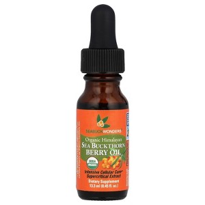 SeaBuckWonders Organic Himalayan Sea Buckthorn Berry Oil, 0.45 fl oz (13.3 ml) - 1 of 3