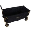 Grungis Extended Heavy-Duty Wagon Cart,Foldable Shopping Cart with 7" All-Terrain Wheels & Ultra-Stable Frame,Utility Cart for Camping,Shopping - 2 of 4
