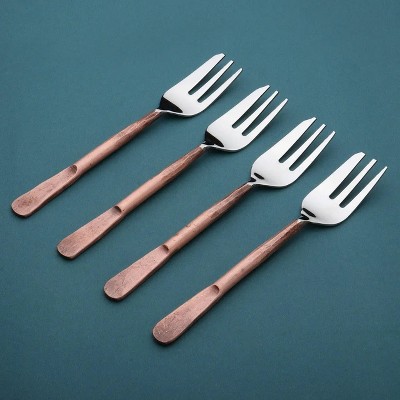 Inox Artisans Celia Pastry Forks 4 Pc. Set