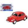 1973 Volkswagen Beetle Red 1/24 Diecast Model Car by Maisto - 4 of 4