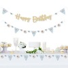 Big Dot of Happiness Let's Be Mermaids - Birthday Party Letter Banner Decor - 36 Cutouts and No-Mess Real Gold Glitter Happy Birthday Banner Letters - 2 of 4