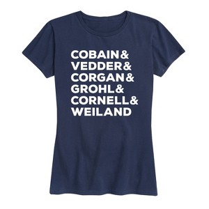 Women's - Instant Message - Grunge Stars Short Sleeve Graphic T-Shirt - 1 of 4