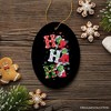 Ho Ho Ho Christmas Ornament| OrnamentallyYou - 4 of 4