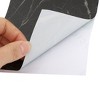 Unique Bargains Living Room Floor Self-adhesive Skirting Black Marble Wall waistline border Sticker 16.4 Ft - 3 of 4
