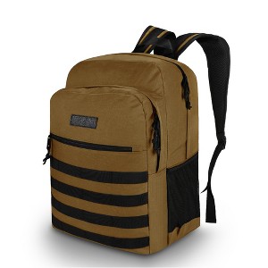 Wrangler Tradesman Backpack for Men, Water Resistant Casual Daypack for Travel Work School, Unisex Laptop Backpack with Notebook Sleeve - 1 of 4