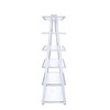 Acme Furniture 71" Coleen Decorative Bookshelf White High Gloss/Chrome Finish - 4 of 4
