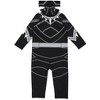 Marvel Avengers Captain America Baby Zip Up Cosplay Coverall Newborn to Infant - 3 of 4