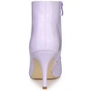 Allegra K Women's Pointed Toe Size Zipper Stiletto High Heel Ankle Boots - 3 of 4