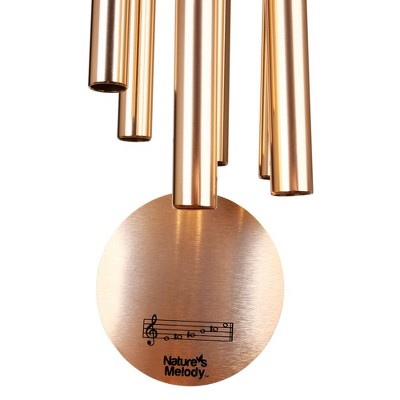 Nature's Melody 36" Rose Gold Aluminum Outdoor Wind Chimes