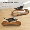 CHEERFUN 2 in 1 Cat Scratcher Cardboard Lounge Bed, Cat Scratching Board, Durable Board Pads Prevents Furniture Damage,Large - 3 of 4