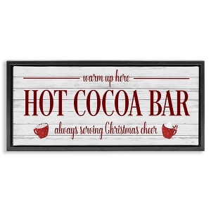 Stupell Industries Hot Cocoa Bar Winter Beverage, 25" x 11" - 1 of 4
