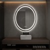 Oval Frameless Anti-Fog LED Wall Bathroom Mirror - 2 of 4