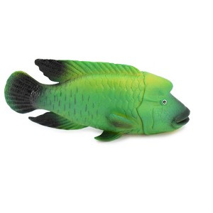 Collectible Wildlife Gifts | Fish, Green Humphead Wrasse, Museum Quality, Hand Painted, Rubber Fish, Realistic Toy Model, Gift,  7"   CH372 BB140 - 1 of 4