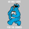 Women's Sesame Street Me Only Here for the Cookies T-Shirt - 2 of 4