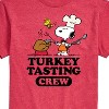 Men's - Peanuts - Turkey Tasting Crew Short Sleeve Graphic T-Shirt - 2 of 4