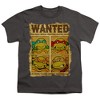 Teenage Mutant Ninja Turtles Most Wanted Kids T Shirt For Youth, Charcoal - 2 of 4