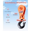 VEVOR 2 Ton Snatch Block with Swivel Hook, 3" Sheave 3/8" Inch Wire Rope,Heavy Duty Snatch Block Pulley 4400 lbs for Towing and Recovery,Orange&Black - 4 of 4