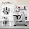 Winado 15 QT 550W 110V Commerical Stand Mixer With Guard - 4 of 4