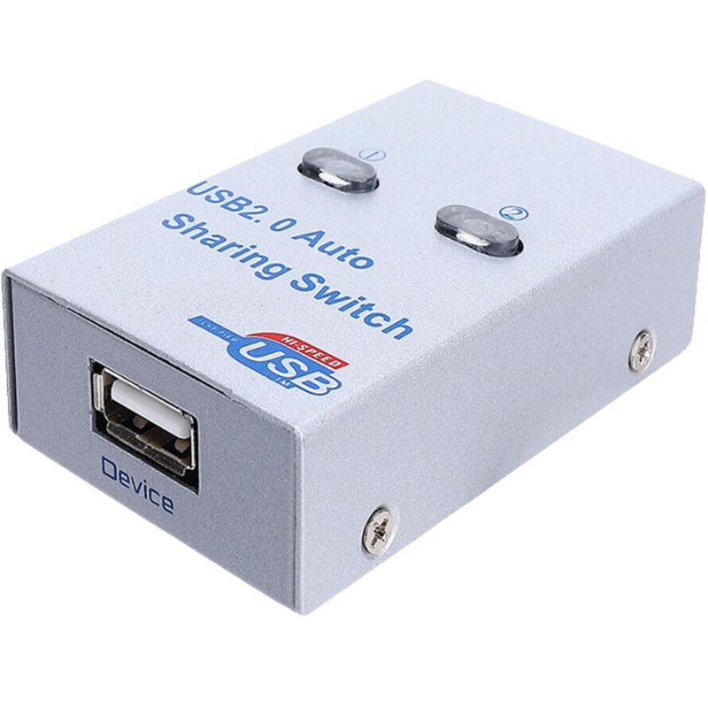 Sanoxy USB Sharing Switch, 2 Ports Auto Printer Sharing Switch Hub Box, 5 of 6