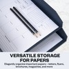 Bigso Hakan Letter Trays – 2-pack stackable organizers for A4/letter papers; stylish, sturdy, space-saving. - 4 of 4