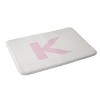 Deny Designs April Lane Art Block Monogram Memory Foam Bath Mat - 2 of 4