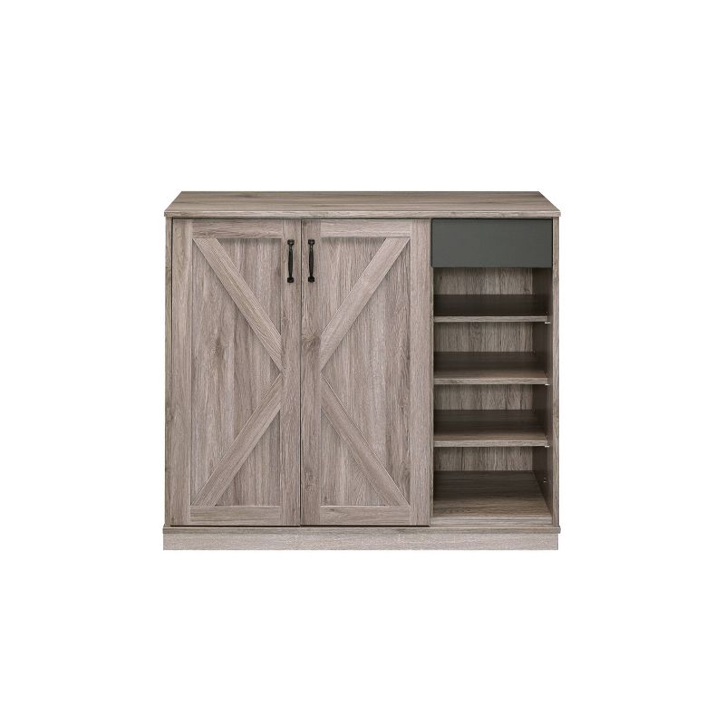 Toski Cabinet Rustic Gray Oak - Acme Furniture, 3 of 6