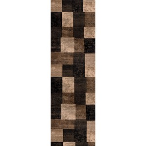 Rug Branch Contemporary Geometric Checkered Indoor Rug - 1 of 4