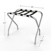 Hastings Home Folding Luggage Rack and Suitcase Stand - 4 of 4