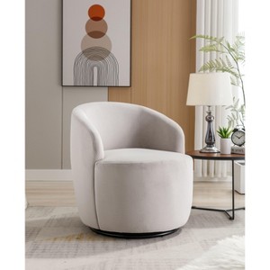 NicBex Swivel Barrel Chair Modern Accent Chair Armchair Comfy Chair Living Room Chair for Reading Room, Bedroom - 1 of 4