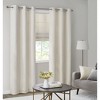 VYNXARIA 40x84"Basketweave Room Darkening Curtain Panel Pair£¬Ivory(2 Pcs Window Panels) - 2 of 4