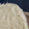 Christopher Knight Home Cheryiie Faux Fur Accent Chair White: Scandinavian Style, Polyester Upholstery, Hardwood Frame - 3 of 4