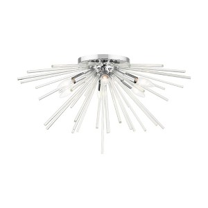 Livex Lighting Utopia 6 - Light Flush Mount in  Polished Chrome - 1 of 2