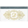 Linum Home Textiles 100% Turkish Cotton MONICA Gold Thread 2PC Embellished Bath Towel Set - 3 of 3