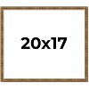 PosterPalooza | Textured Gold Picture Frame - UV Acrylic, Backing Board, Hanging Hardware Included - 3 of 4