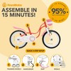 RoyalBaby Princess Girl Kids Bicycle with Training Wheels - 4 of 4