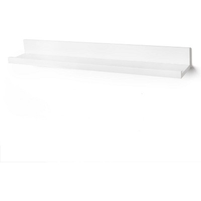 Americanflat Floating Wall Shelve - White - Available in a variety of sizes