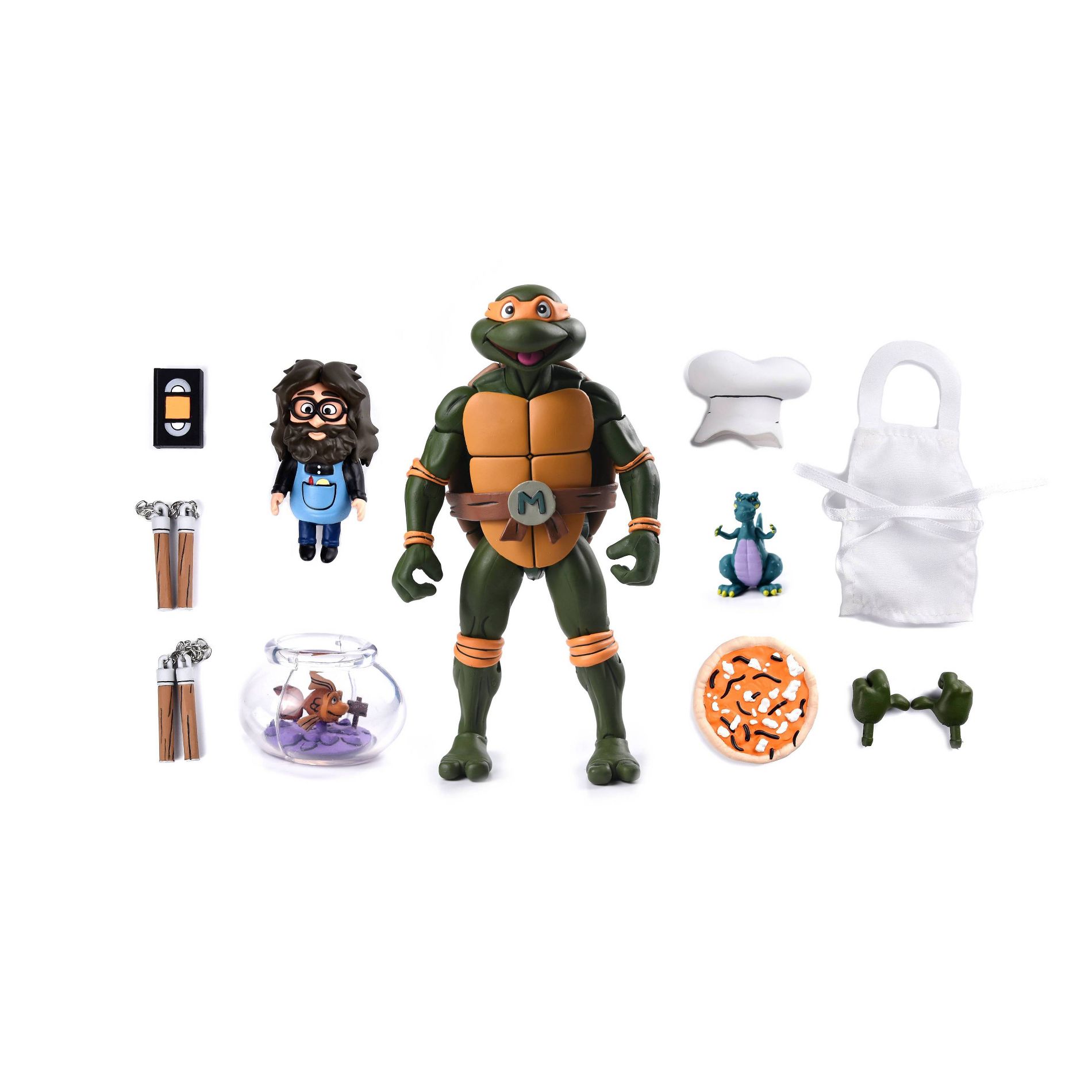 NECA Teenage Mutant Ninja Turtles Ultimate Michelangelo 7" Action Figure