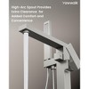 YAWWALK Double Handle Floor-Mounted Freestanding Tub Faucet with Hand Shower - 4 of 4
