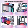 ZACHVO 180 lbs. Weight Capacity Yoga Mat Storage Home Gym Workout Equipment Storage Rack Multifunction Equipment Rack - 4 of 4