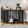 Nasitip 48''Large Dog Crate Furniture with Top Access Door, Heavy Duty Dog Crate, Indestructible Pet Dog Cage for Medium - 2 of 4