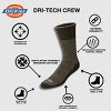Dickies Men's 6pk Moisture Control Crew Socks - Olive Green 6-122: Midweight Knit, Tagless, Machine Washable, Tumble Dry - 3 of 4