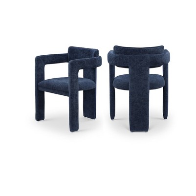 navy chenille fabric