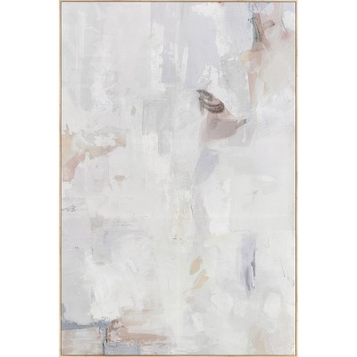 11 x 14 Floral Arrangement Framed Wall Canvas Gold/White - Threshold™  designed with Studio McGee