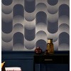 Eclipse Navy Blue and Pale Gold Geometric Paste the Wall Wallpaper - 2 of 4