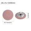 Unique Bargains Suit Dress Blouse Aluminum Fabric Cloth Covered Sewing Buttons 30 Pcs - 2 of 4