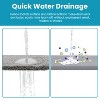 NewHome "28.34x16.73in Non-Slip Shower Mat with Drain Quick-Drying PVC Loofah Bath Mat for Bathroom" Grey - 3 of 4
