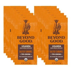 Beyond Good Organic Salted Caramel 73% Cocoa Bar - Case of 12/2.64 oz - 1 of 4